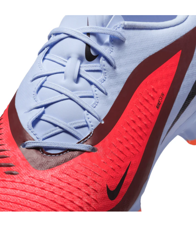 Nike Nike Phantom 6 Low Academy FG / MG Cleats - Bright Crimson/Royal Tint