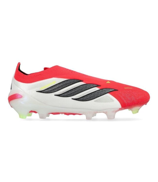 adidas adidas Predator 26 Elite Laceless FG - Lucid Red/Core Black/Cloud White