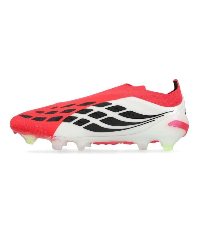 adidas adidas Predator 26 Elite Laceless FG - Lucid Red/Core Black/Cloud White