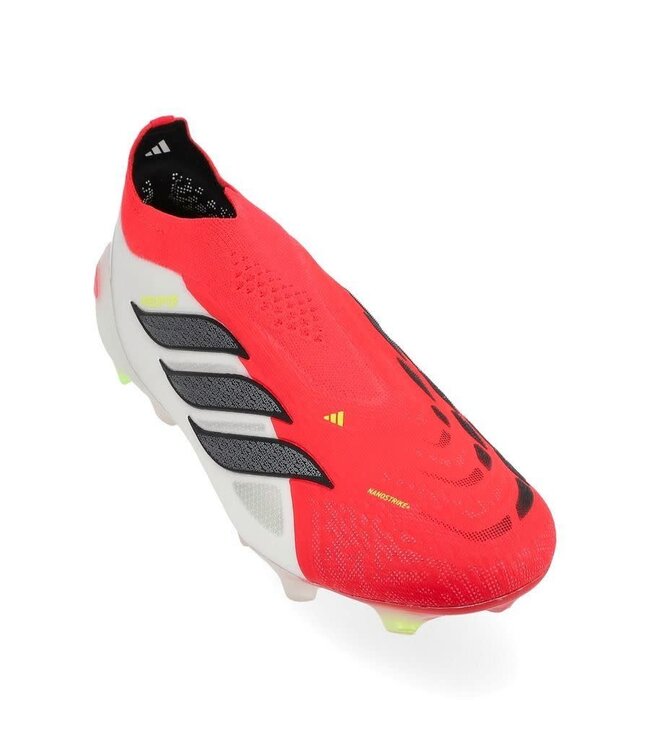 adidas adidas Predator 26 Elite Laceless FG - Lucid Red/Core Black/Cloud White
