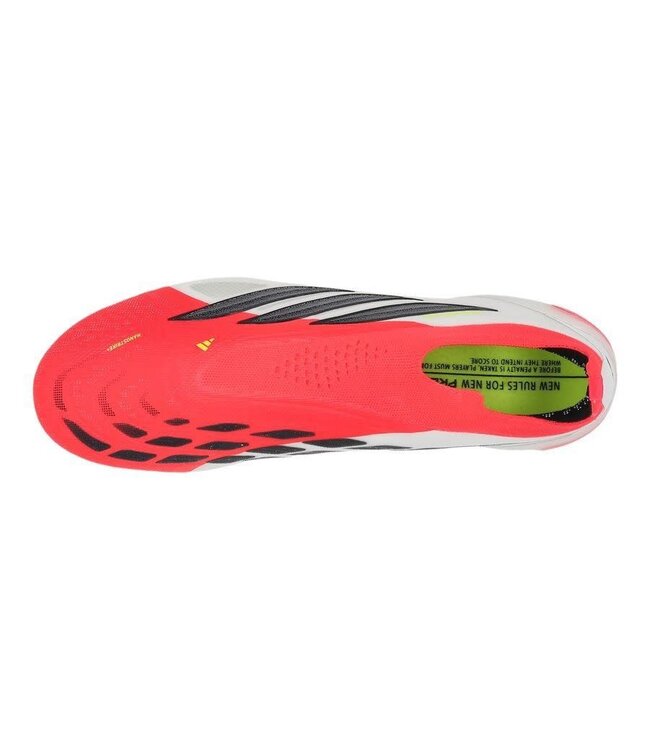 adidas adidas Predator 26 Elite Laceless FG - Lucid Red/Core Black/Cloud White