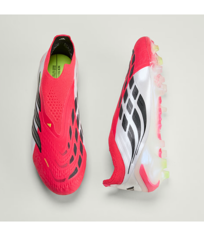 adidas adidas Predator 26 Elite Laceless FG - Lucid Red/Core Black/Cloud White