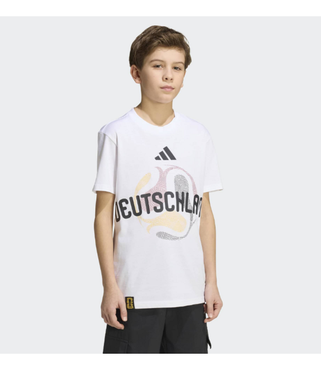 adidas adidas Youth Germany WC World Cup 2026 OLP Fan SS Tee Shirt - White