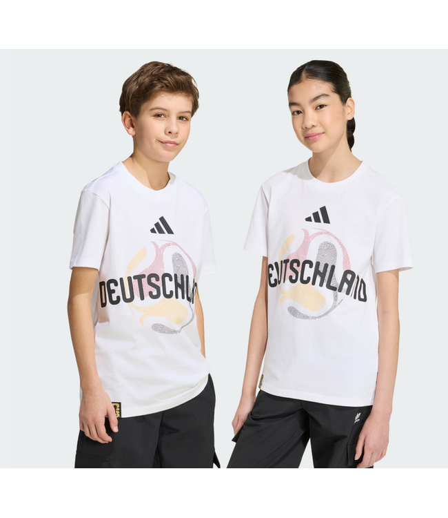 adidas adidas Youth Germany WC World Cup 2026 OLP Fan SS Tee Shirt - White