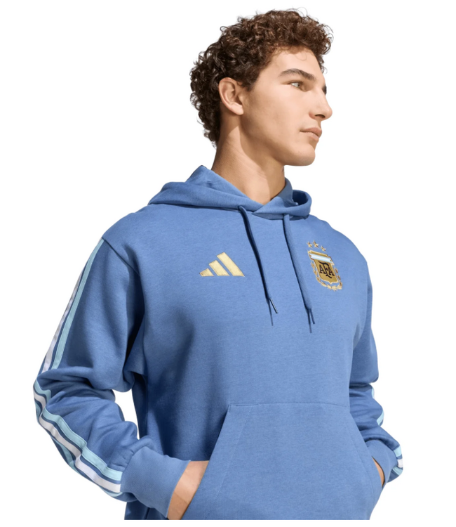 adidas adidas Argentina WC World Cup 2026 DNA Graphic Hoodie- Crew Blue