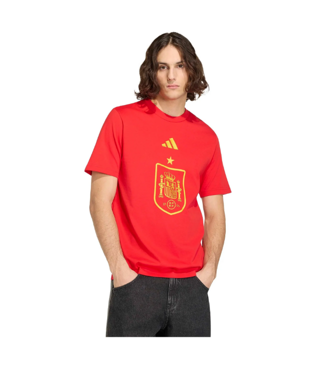 adidas adidas Spain WC World Cup 2026 DNA Graphic Tee Shirt - Vivid Red