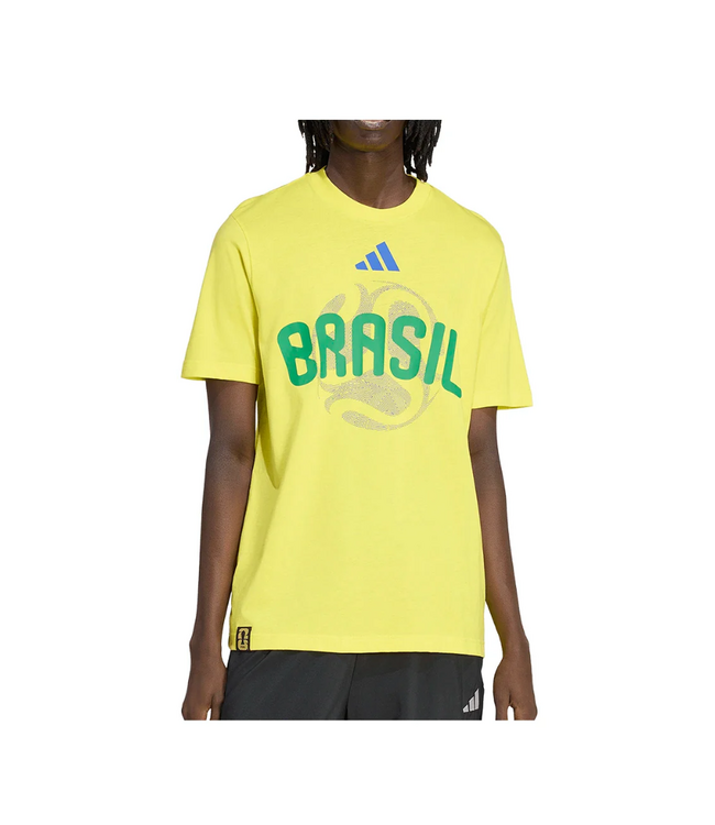 adidas adidas Brazil WC World Cup 2026 OLP Tee Shirt - Yellow