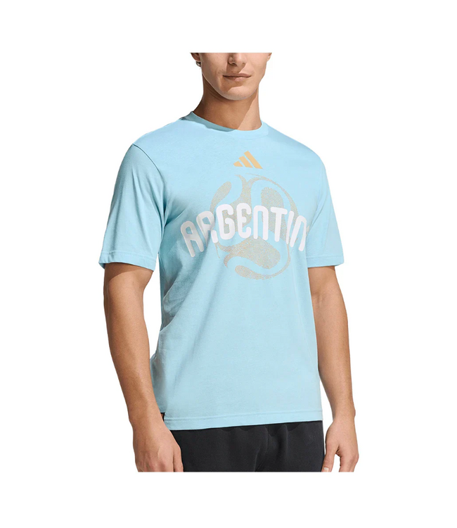 adidas adidas Argentina WC World Cup 2026 OLP Tee Shirt - Icey Blue