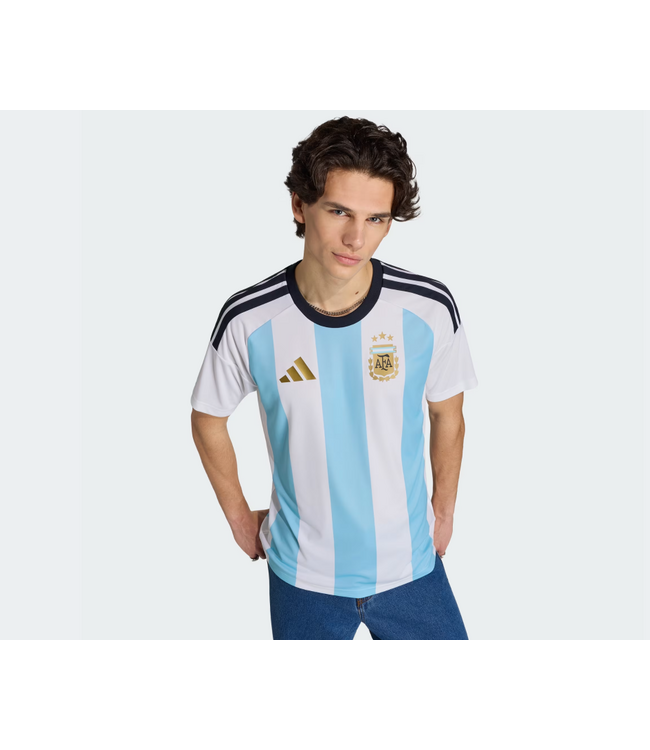 adidas adidas Argentina WC World Cup 2026 Fan Jersey - White/Icey Blue