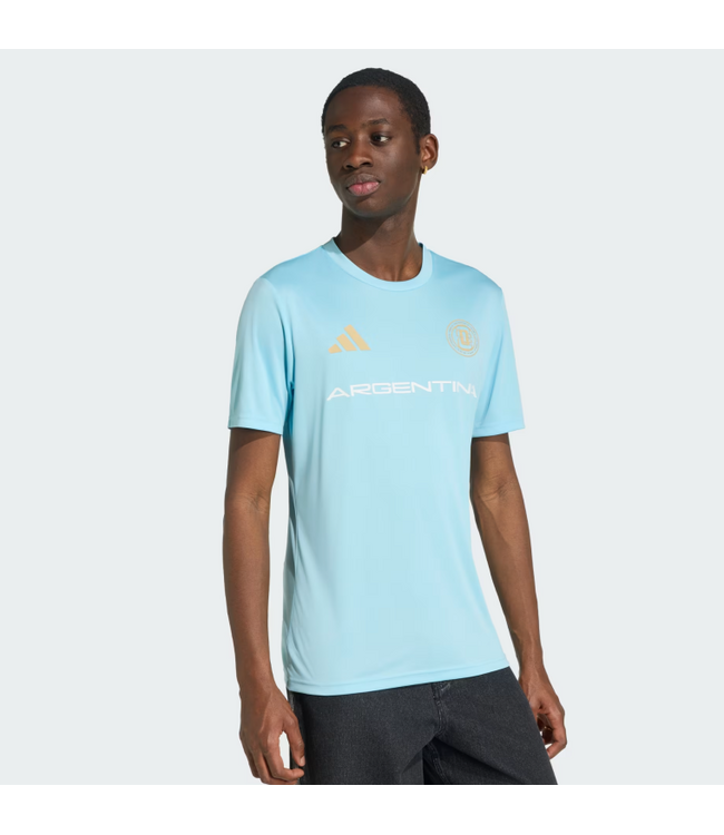 adidas adidas Argentina WC World Cup 2026 Fan Wordmark Jersey - Icey Blue