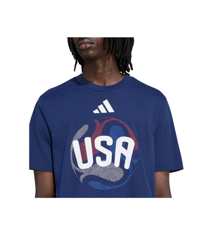 adidas adidas USA United States WC World Cup 2026 OLP Tee Shirt - Navy Blue