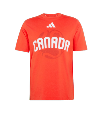 adidas adidas Canada WC World Cup 2026 OLP Tee Shirt - Active Red