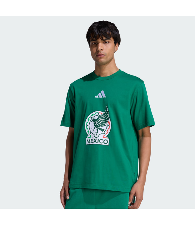 adidas adidas Mexico WC World Cup 2026 DNA Fan Tee Shirt - Bold Green