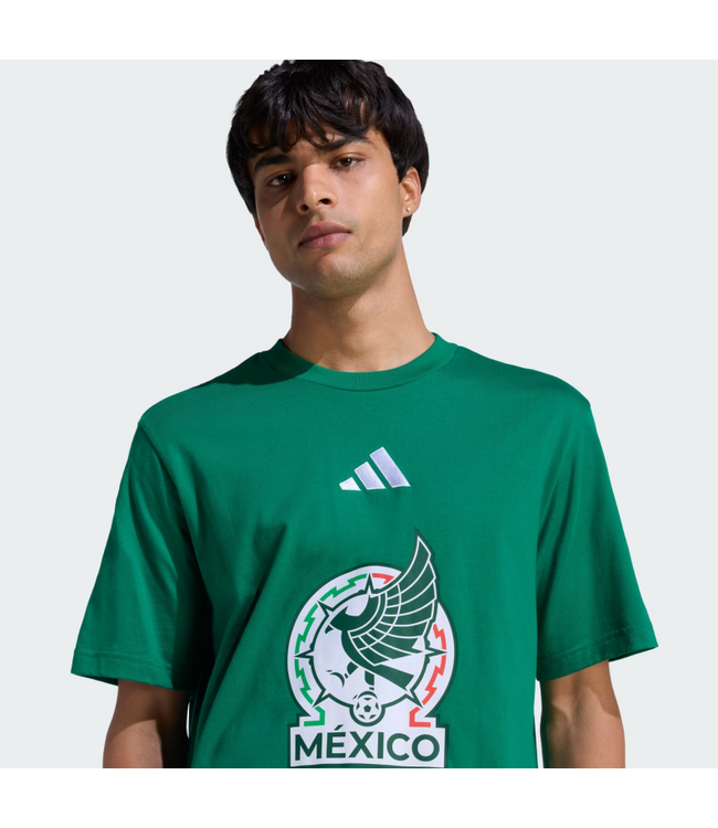 adidas adidas Mexico WC World Cup 2026 DNA Fan Tee Shirt - Bold Green