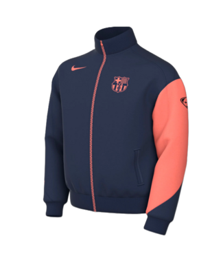 Nike Nike Youth Barcelona 2025 -26 Academy Pro Full Zip Jacket - Midnight Navy/Bright Mango