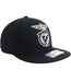 Fan Ink Fi Collection Benfica Pro Flat Brim Snapback Hat - Black