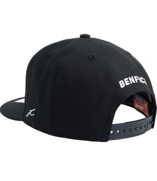 Fan Ink Fi Collection Benfica Pro Flat Brim Snapback Hat - Black