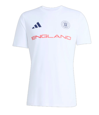 adidas adidas England WC World Cup 2026 Fan Wordmark Jersey - White
