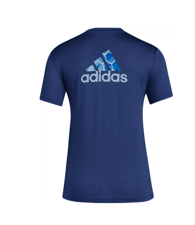 adidas adidas Womens Sporting Kansas City 2026 Pregame Jersey- Navy Blue