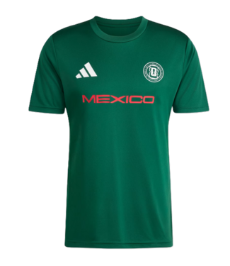 adidas adidas Youth Mexico WC World Cup 2026 Fan Wordmark Jersey - Dark Green