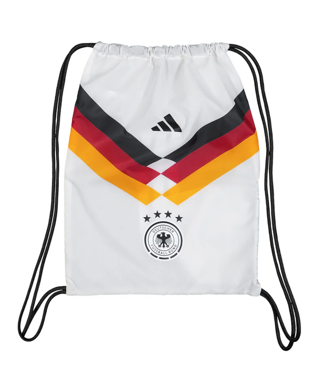 adidas adidas Germany WC World Cup 2026 Gym Sack Clinch Bag - White/Black/Multicolor