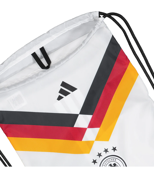adidas adidas Germany WC World Cup 2026 Gym Sack Clinch Bag - White/Black/Multicolor