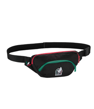adidas adidas Mexico WC World Cup 2026 Waist Bag - Black/Bold Green/Better Scarlet