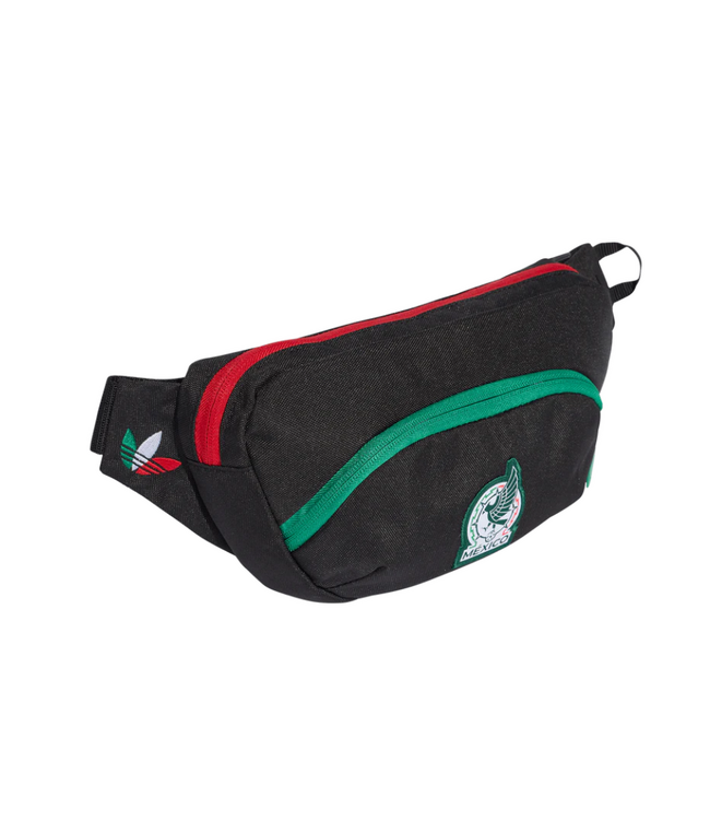 adidas adidas Mexico WC World Cup 2026 Waist Bag - Black/Bold Green/Better Scarlet