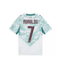 Puma Puma Youth Portugal World Cup 2026 Cristiano Ronaldo Away Jersey - White/Green Lagoon
