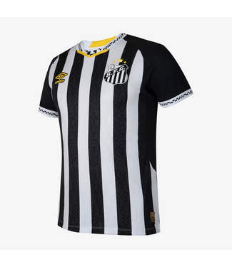 Umbro Umbro Santos FC Authentic 2025 - 26 Neymar Jr Away Jersey - Black/White