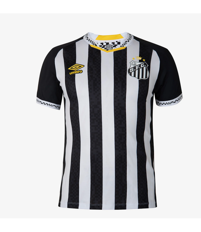 Umbro Umbro Santos FC Authentic 2025 - 26 Neymar Jr Away Jersey - Black/White