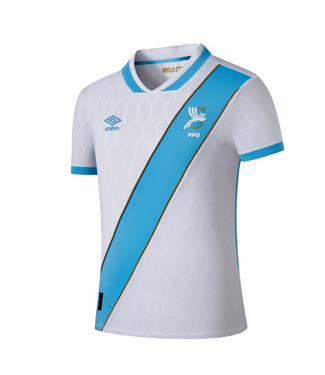 Umbro Umbro Guatemala 2026 Authentic Home Jersey - White/Sky Blue