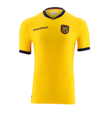 Marathon Marathon Ecuador 2026 Authentic Home Jersey - Bright Yellow/Dark Navy