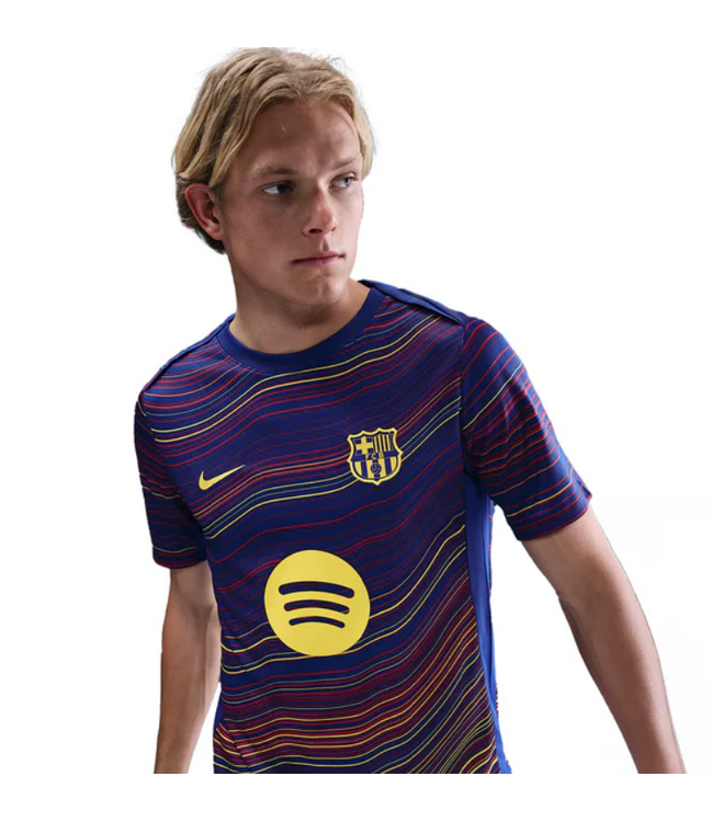 Nike Nike Barcelona 2026 Academy Pro Prematch Training Jersey - Deep Royal Blue/Noble Red/Midwest Gold