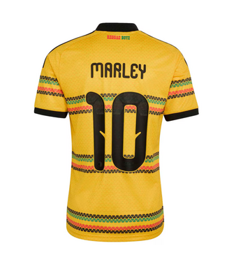 adidas adidas Jamaica World Cup 2026 Marley 10 Home Jersey - Bold Gold