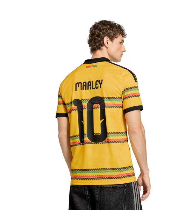 adidas adidas Jamaica World Cup 2026 Marley 10 Home Jersey - Bold Gold