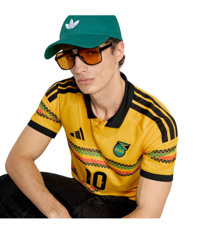 adidas adidas Jamaica World Cup 2026 Marley 10 Home Jersey - Bold Gold