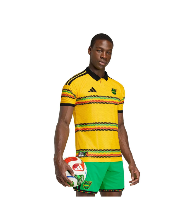 adidas adidas Jamaica World Cup 2026 BM Authentic Home Jersey - Bold Gold