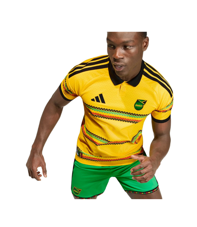 adidas adidas Jamaica World Cup 2026 BM Authentic Home Jersey - Bold Gold