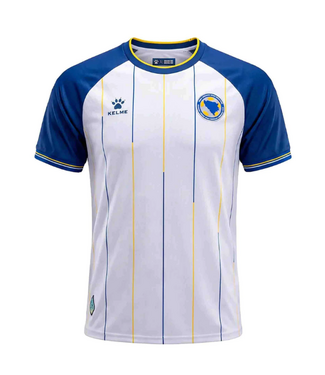 Kelme Kelme Bosnia & Herzegovina WC World Cup 2026 Authentic Away Jersey - White/Navy Blue