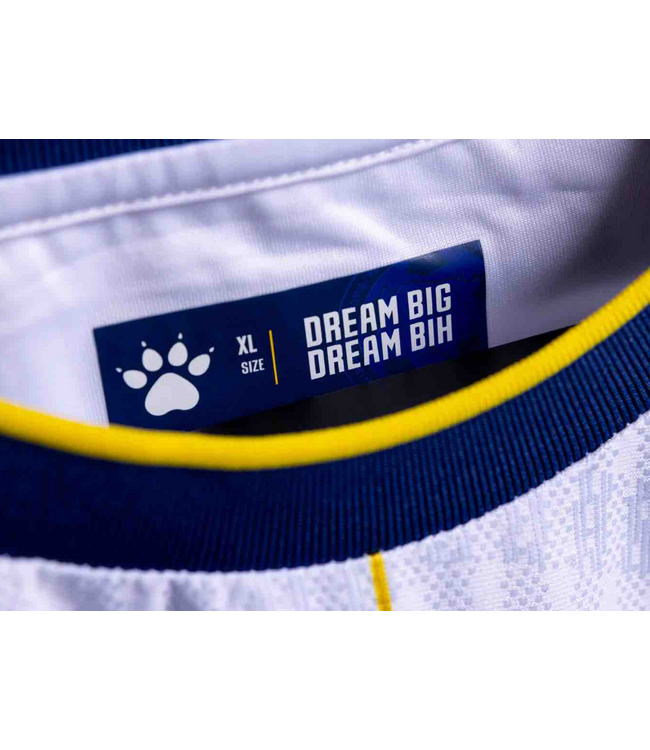 Kelme Kelme Bosnia & Herzegovina WC World Cup 2026 Authentic Away Jersey - White/Navy Blue
