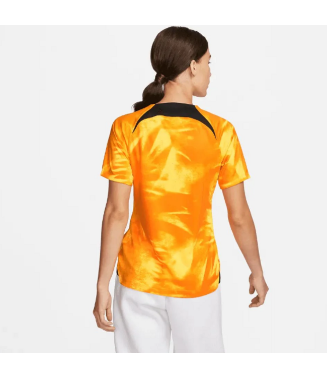 Nike Nike Netherlands / Holland WC World Cup 2022 Womens HomeJersey - Laser Orange/Black