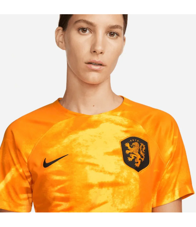 Nike Nike Netherlands / Holland WC World Cup 2022 Womens HomeJersey - Laser Orange/Black