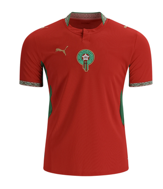 Puma Puma Morocco WC World Cup 2026 Home Jersey - Fast Red/Victory Gold