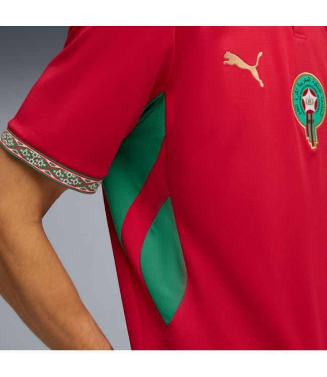 Puma Puma Morocco WC World Cup 2026 Home Jersey - Fast Red/Victory Gold