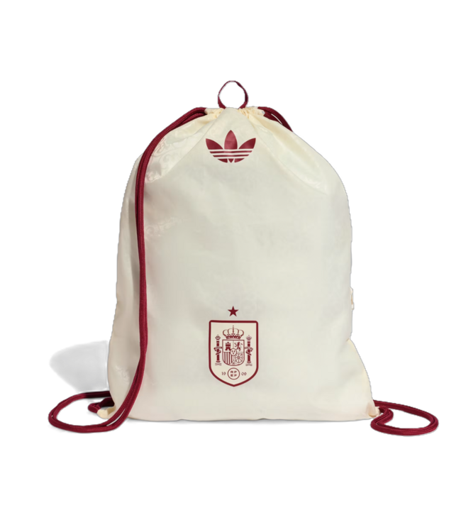 adidas adidas Spain WC World Cup 2026 Gym Sack Clinch Bag - Off White/Burgundy