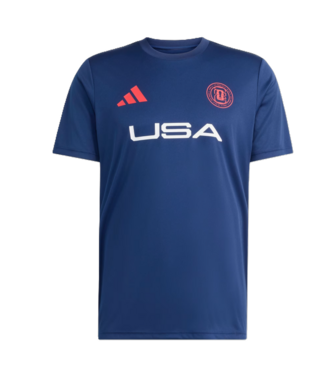 adidas adidas USA United States WC World Cup 2026 Fan Wordmark Jersey - Navy Blue