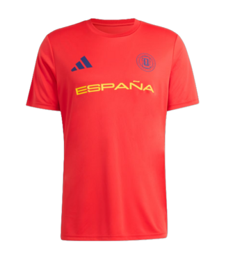adidas adidas Spain WC World Cup 2026 Fan Wordmark Jersey - Vivid Red