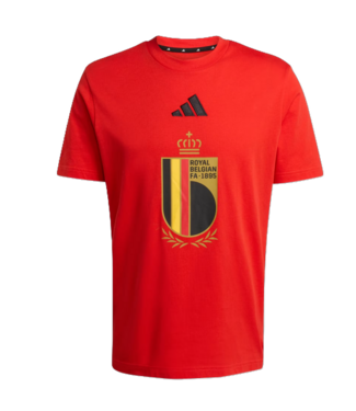 adidas adidas Belgium WC World Cup 2026 DNA Graphic Tee Shirt - Red