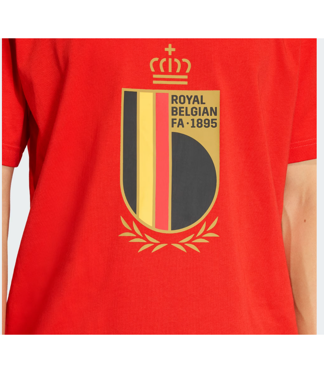 adidas adidas Belgium WC World Cup 2026 DNA Graphic Tee Shirt - Red